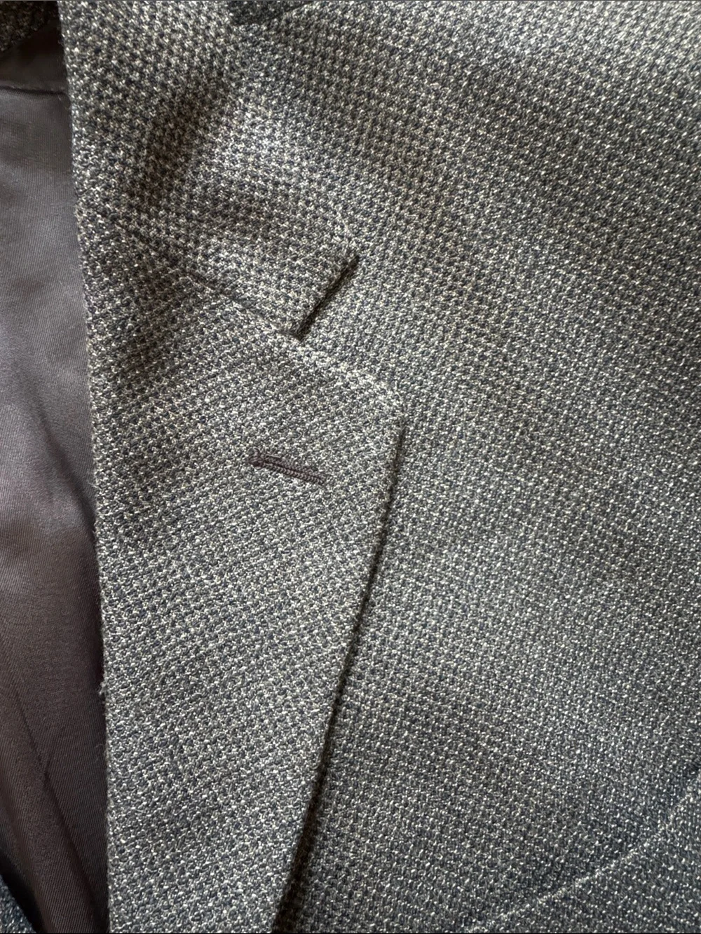 Pronto Uomo Gray Textured Three-Button Sport Coat